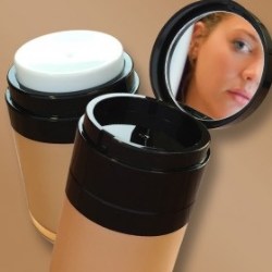 Airless Jar with Compact Section and Mirror